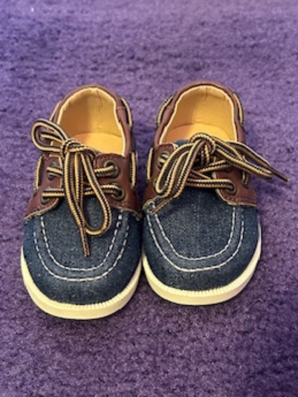 Janie and Jack boys dress boat shoes - New- Size 4